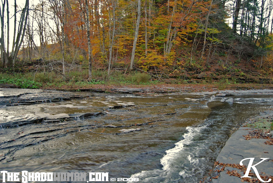 Keywords: water creek autumn fall nature tree adirondack nature rock