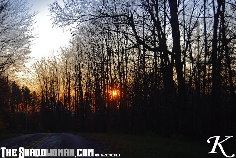 Keywords: sunset adirondacks fall sky shadow autumn